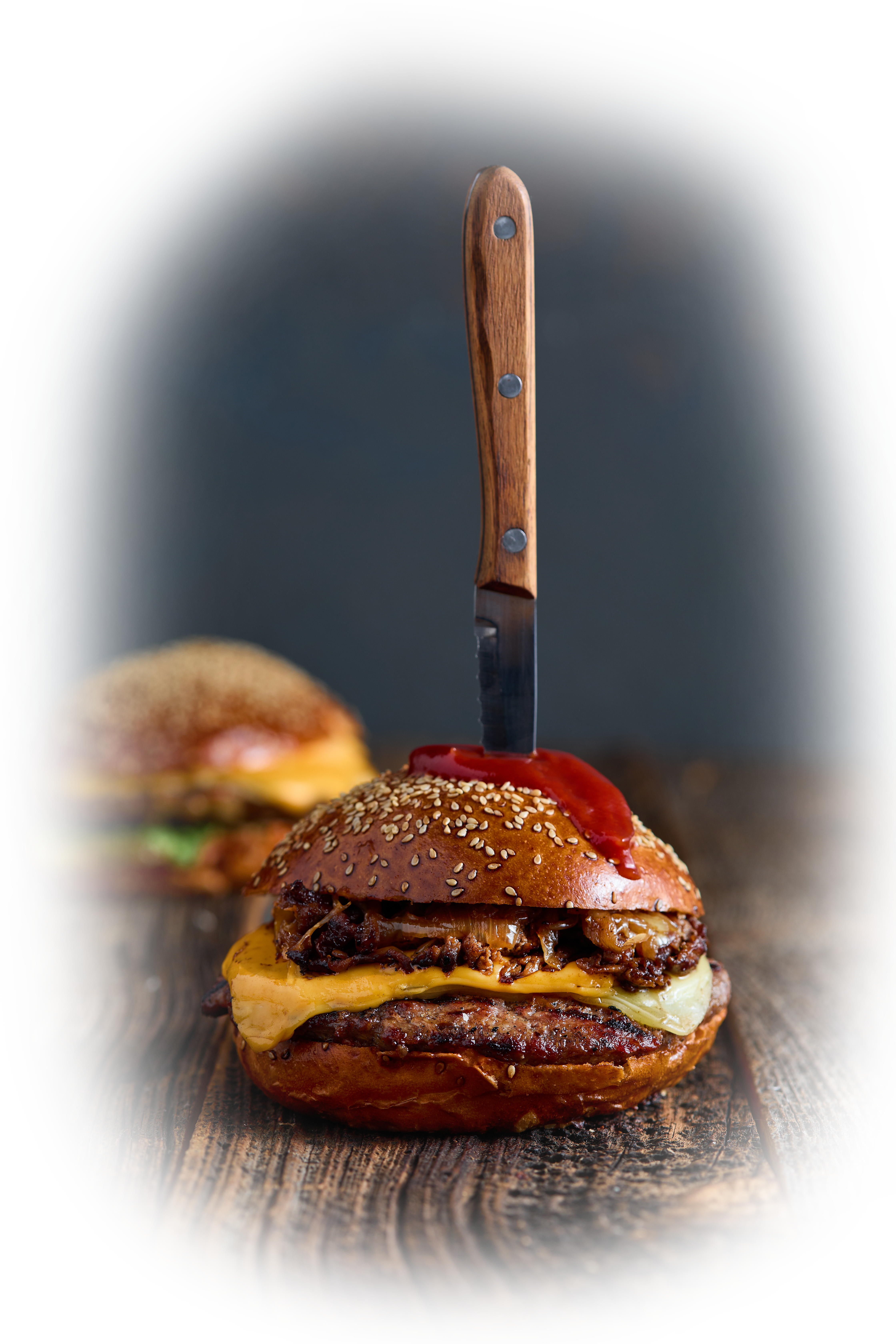 Gece yiyen adam burger